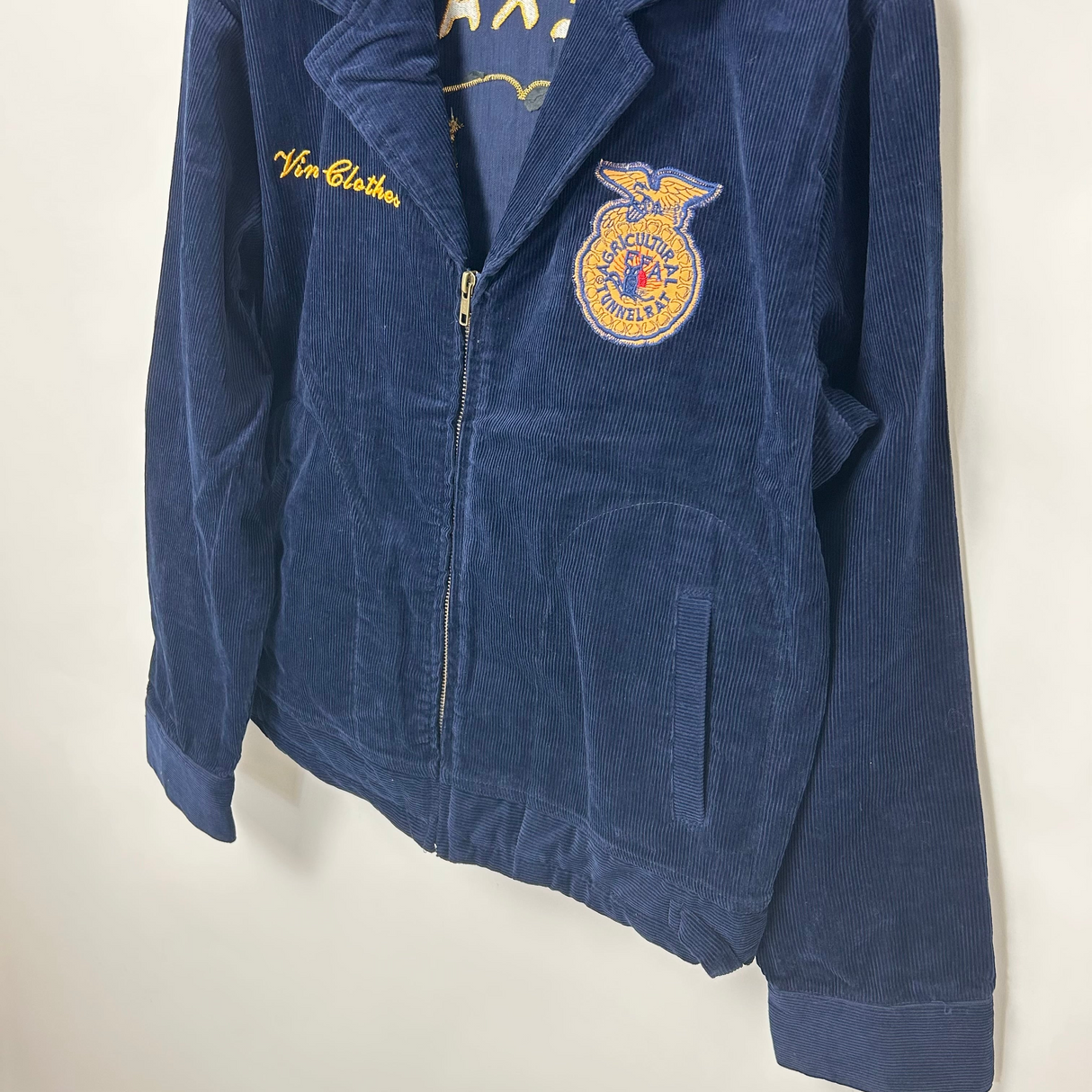 【復刻】TEXAS WICHITA FALLS RIDER ネイビー FFA コーデュロイジャケット【FB-JK-0001S】