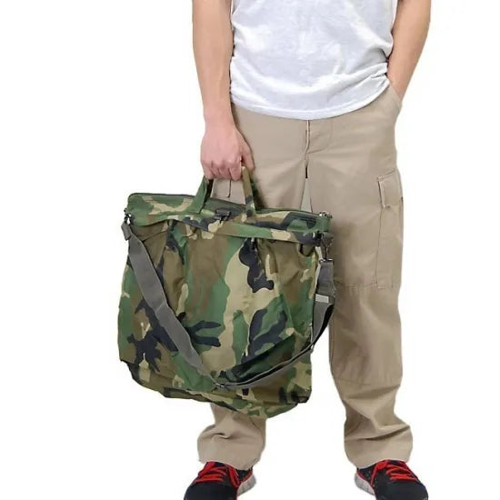 U.S. ウッドランドカモ ヘルメットバッグ 新品 A1WN=