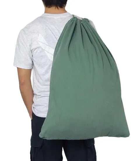 アメリカ軍 OD コットン ランドリーバッグ USED A4U-