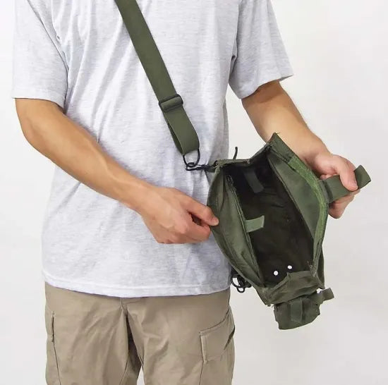 (12/3まで特価)アメリカ軍 OD ナイロン キャリアバッグ 新品 A35N