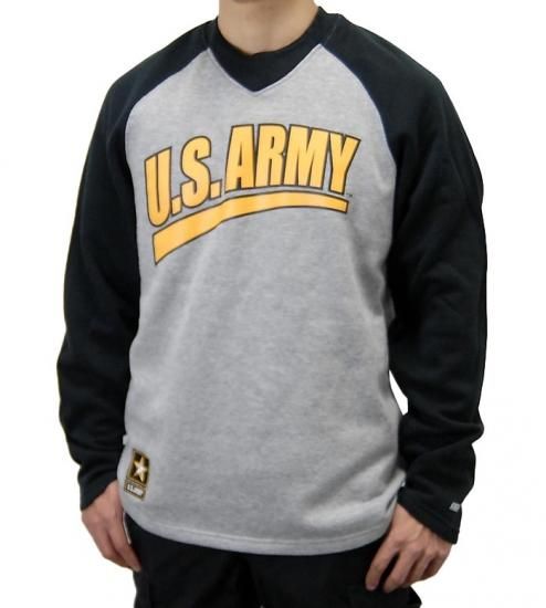 U.S.ARMY グレー/ブラック ツートン SOFFE スウェットシャツ 新品 =