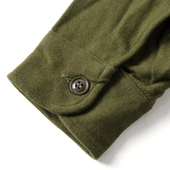 アメリカ軍 U.S.ARMY ビンテージ OG-108 ウール フィールドシャツ ワッペン付 USED A17UVW