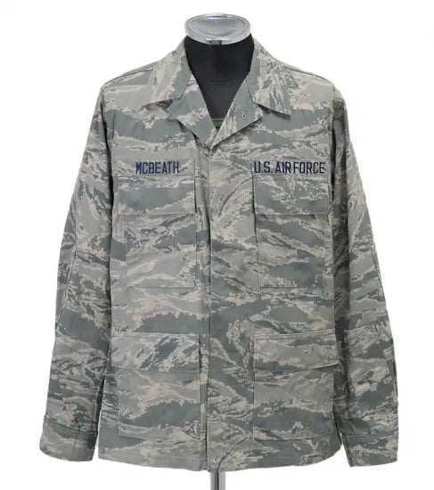 アメリカ空軍 USAF デジタルタイガーカモ ABUジャケット ワッペン付 USED =