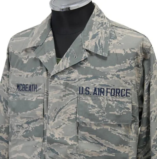 アメリカ空軍 USAF デジタルタイガーカモ ABUジャケット ワッペン付 USED =