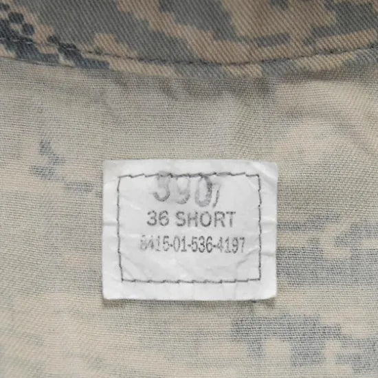アメリカ空軍 USAF デジタルタイガーカモ ABUジャケット ワッペン付 USED =