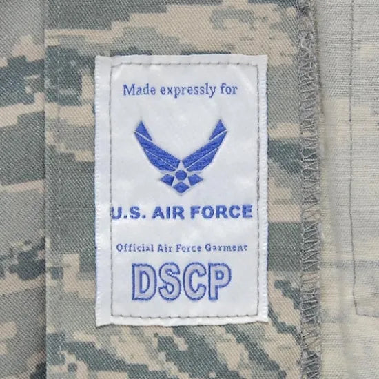 アメリカ空軍 USAF デジタルタイガーカモ ABUジャケット ワッペン付 USED =