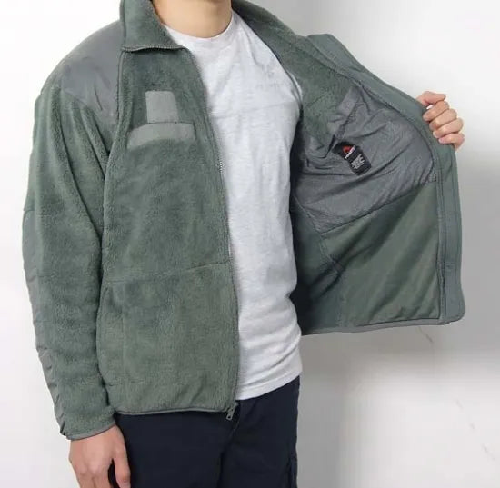 アメリカ軍 フォリッジグリーン Polartec ECWCS Gen3 Level3 フリースジャケット USED A31FU