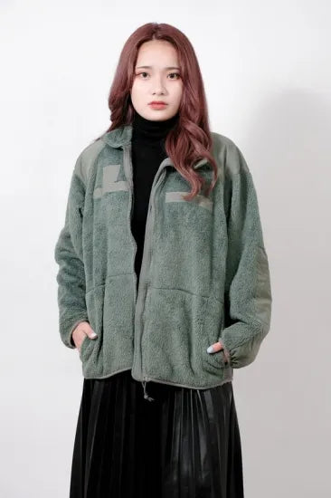 アメリカ軍 フォリッジグリーン Polartec ECWCS Gen3 Level3 フリースジャケット USED A31FU