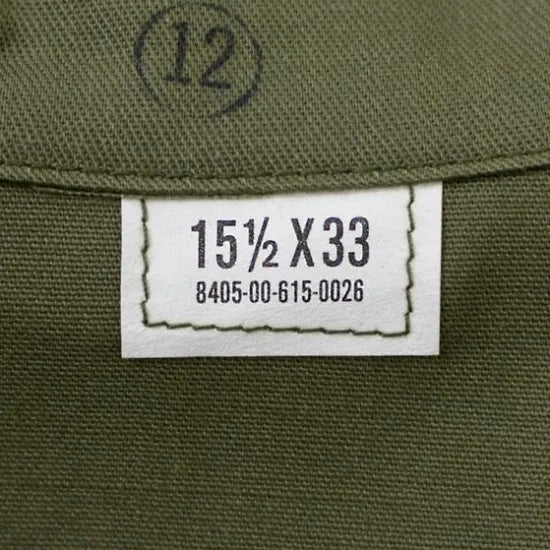 アメリカ軍 U.S.ARMY OG-507 ファティーグシャツ 新品 A14N-