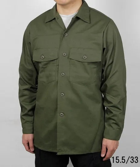 アメリカ軍 U.S.ARMY OG-507 ファティーグシャツ 新品 A14N-
