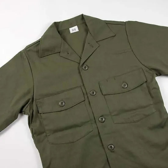 アメリカ軍 U.S.ARMY OG-507 ファティーグシャツ 新品 A14N-