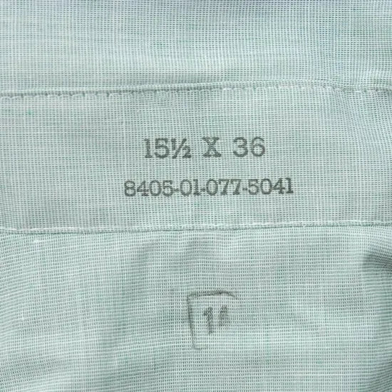 アメリカ陸軍 U.S.ARMY ライトグリーン 半袖ドレスシャツ ニアニュー AMY-SS-N2-