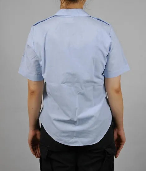 【レディース特価】アメリカ空軍 USAF レディース タックイン 半袖ドレスシャツ USED AF-SS-LU-