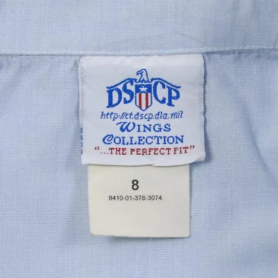 【レディース特価】アメリカ空軍 USAF レディース タックイン 半袖ドレスシャツ USED AF-SS-LU-