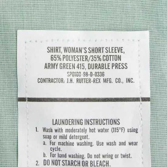【レディース特価】アメリカ陸軍 U.S.ARMY レディース タックイン 半袖ドレスシャツ 新品 AMY-SS-LN-