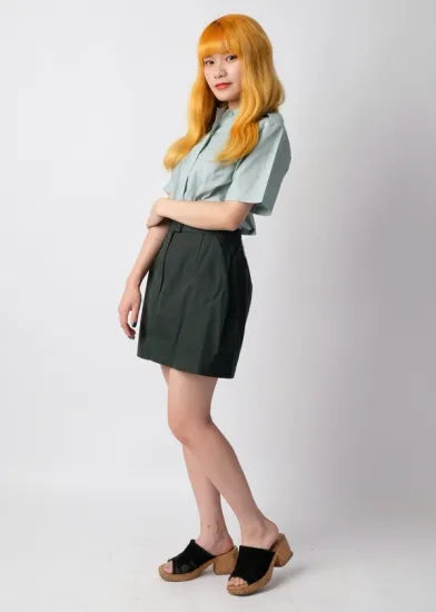 【レディース特価】アメリカ陸軍 U.S.ARMY レディース タックイン 半袖ドレスシャツ 新品 AMY-SS-LN-