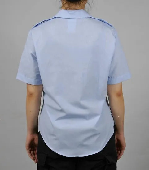 【レディース特価】アメリカ空軍 USAF レディース タックイン 半袖ドレスシャツ ニアニュー AF-SS-LN2-