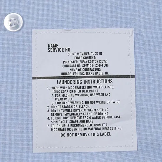 【レディース特価】アメリカ空軍 USAF レディース タックイン 半袖ドレスシャツ ニアニュー AF-SS-LN2-