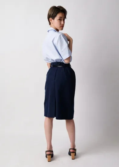 【レディース特価】アメリカ空軍 USAF レディース タックイン 半袖ドレスシャツ ニアニュー AF-SS-LN2-