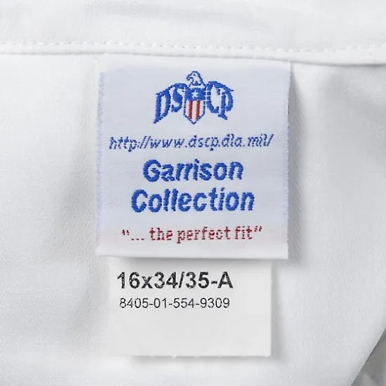 (11/22まで特価)アメリカ軍 U.S.ARMY ホワイト 長袖ドレスシャツ 新品 A61N-