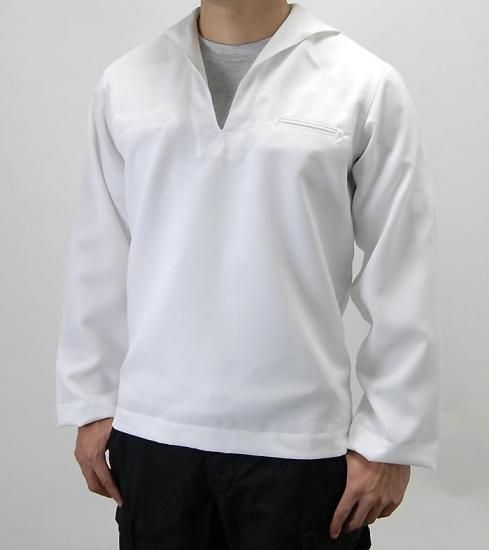 アメリカ海軍 U.S.NAVY ホワイト セーラー 新品 A66N=