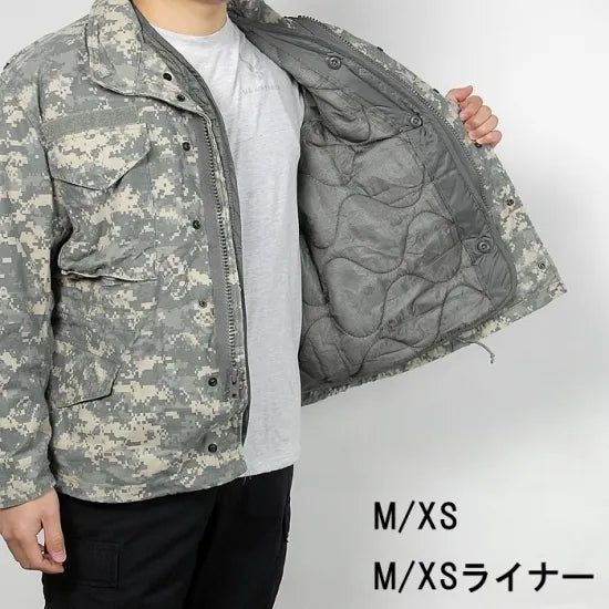 アメリカ軍 ACU デジタルカモ M-65 フィールドジャケット USED A5AU