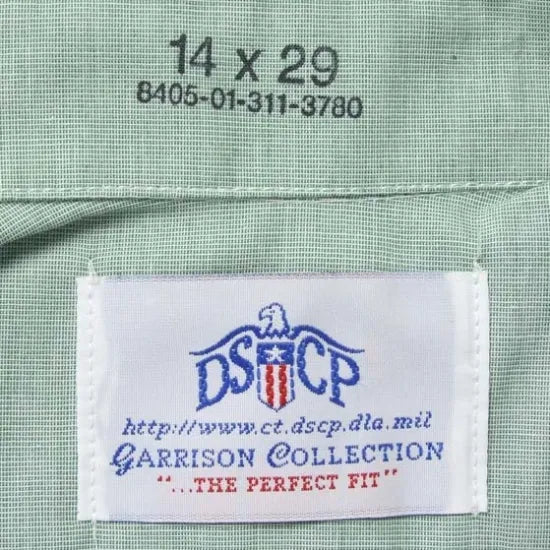 アメリカ陸軍 U.S.ARMY ライトグリーン 長袖ドレスシャツ 新品 AMY-LSN-