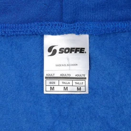 U.S. SOFFE ブルー ジッパー フードスウェットシャツ 新品