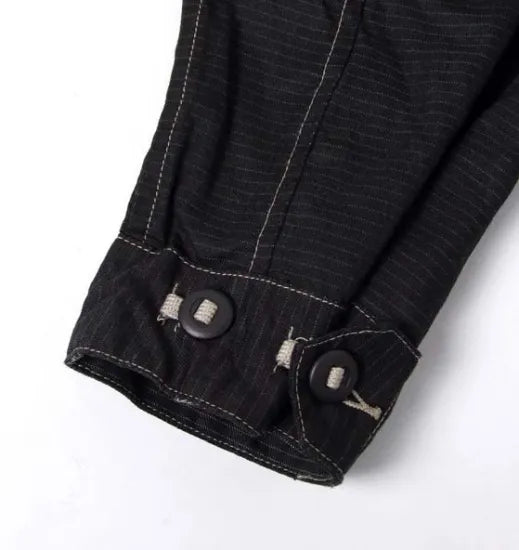 イギリス軍 DPM デザートカモ ブラック後染め ファティーグシャツ USED =