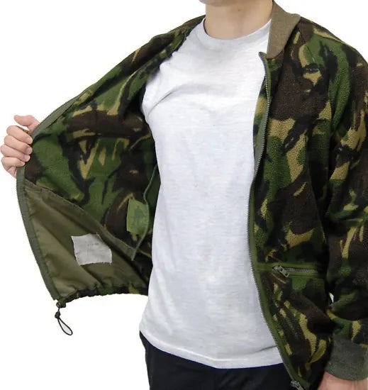 イギリス軍 DPM カモフラージュ サーマル フリース ライナージャケット USED