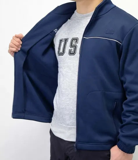 イギリス ネイビー Tesco スタッフジャケット USED