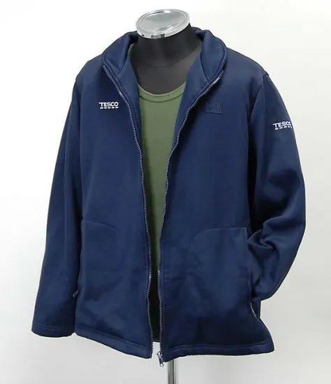 イギリス ネイビー Tesco スタッフジャケット USED