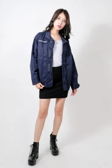 (11/8まで特価)イギリス海軍 ROYAL NAVY コンバットジャケット USED B25U=