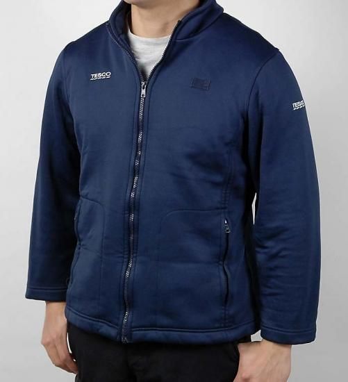 【レディース特価】イギリス ネイビー Tesco レディース スタッフジャケット USED