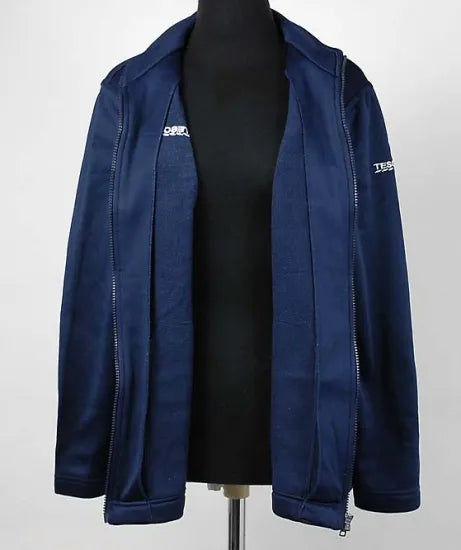 【レディース特価】イギリス ネイビー Tesco レディース スタッフジャケット USED