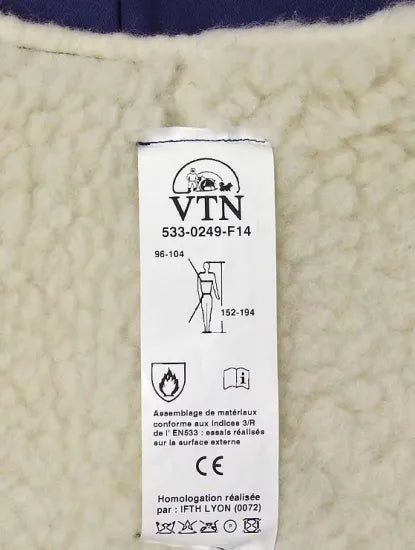 スモール特価 フランス DCN ネイビー VTN モコモコベスト 新品