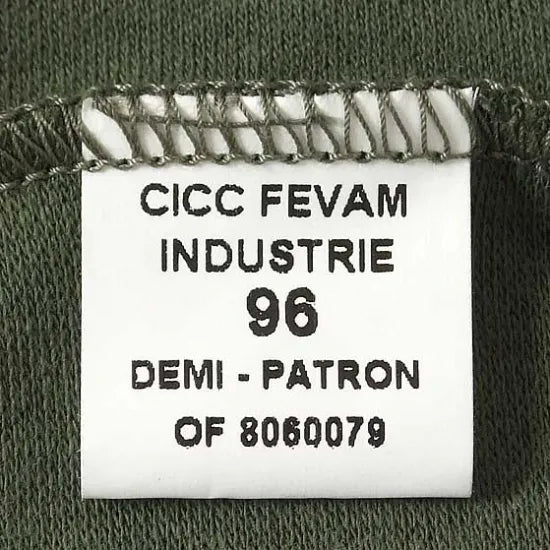 フランス軍 OD F-1 ハーフジップ コンバットシャツ 新品 F23N-