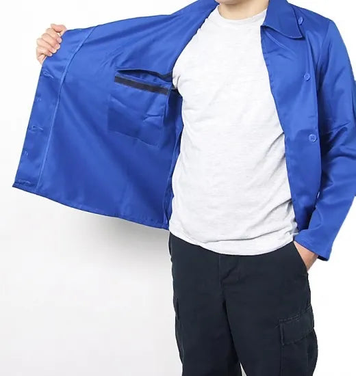 フランス ブルー VTN ドクタージャケット 新品 F72N