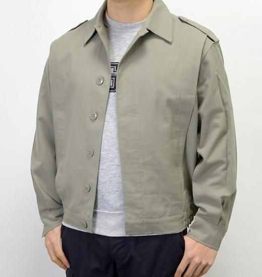 フランス空軍 ベージュグレー ショートウィンドジャケット USED F48U=