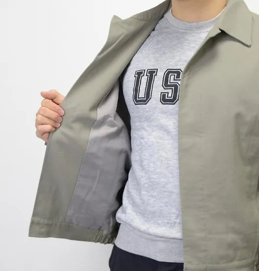 フランス空軍 ベージュグレー ショートウィンドジャケット USED F48U=