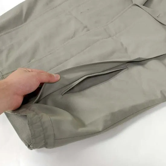 フランス空軍 ベージュグレー ショートウィンドジャケット USED F48U=