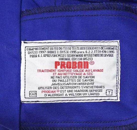 フランス SPOC ブルー オレンジショルダー VTN ワークジャケット 新品 F73N=