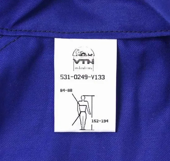 フランス SPOC ブルー オレンジショルダー VTN ワークジャケット 新品 F73N=