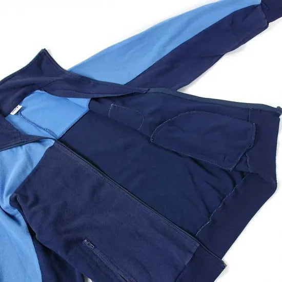 ドイツ軍 ネイビー/ライトブルー 前期型 フィジカルトレーニングジャケット USED G22U=