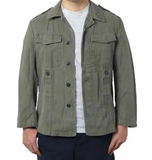 (10/18まで特価)ドイツ軍 ビンテージ 初期型 モールスキンジャケット USED G14U=