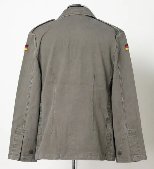 (10/18まで特価)ドイツ軍 ビンテージ 初期型 モールスキンジャケット USED G14U=