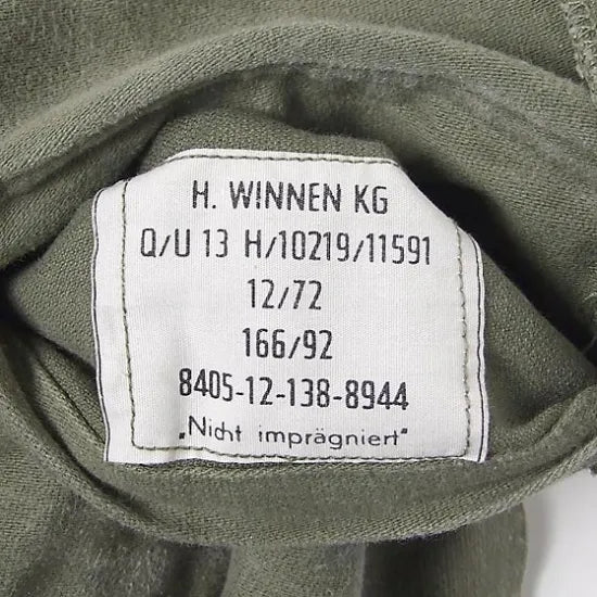 (10/18まで特価)ドイツ軍 ビンテージ 初期型 モールスキンジャケット USED G14U=