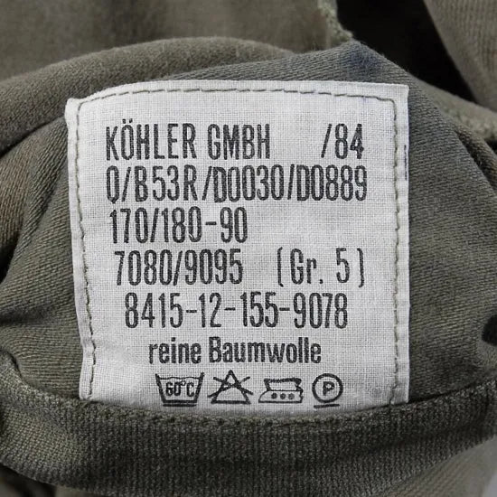 (10/18まで特価)ドイツ軍 ビンテージ 初期型 モールスキンジャケット USED G14U=