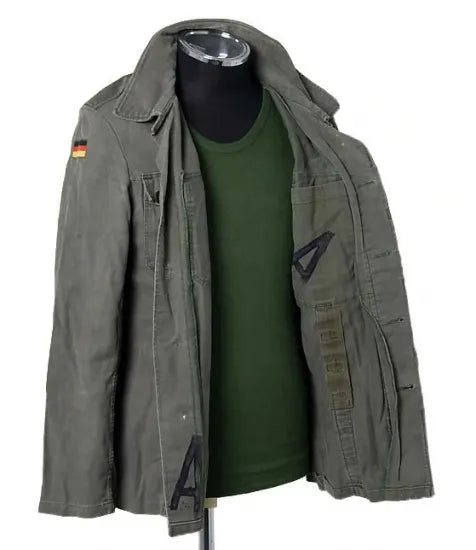 (10/18まで特価)ドイツ軍 ビンテージ 初期型 モールスキンジャケット USED G14U=