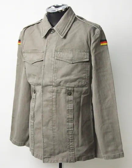 (10/18まで特価)ドイツ軍 ビンテージ 初期型 モールスキンジャケット USED G14U=